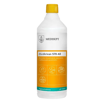 Mediclean 570 All 1L – uniwersalny płyn do czyszczenia kuchni