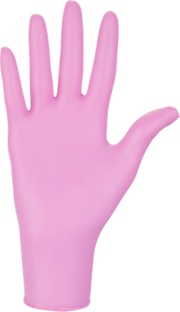 Rękawiczki nitrylowe bezpudrowe Nitrylex Pink XS - 100 szt