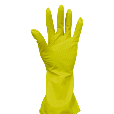 Rękawice gospodarcze lateksowe Mercator Yellow M