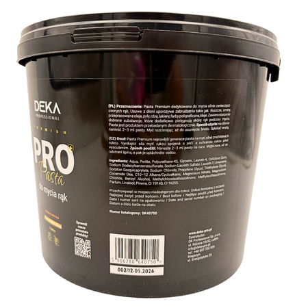 Pasta do mycia rąk Premium PRO+ DK Professional 5L pomarańcza