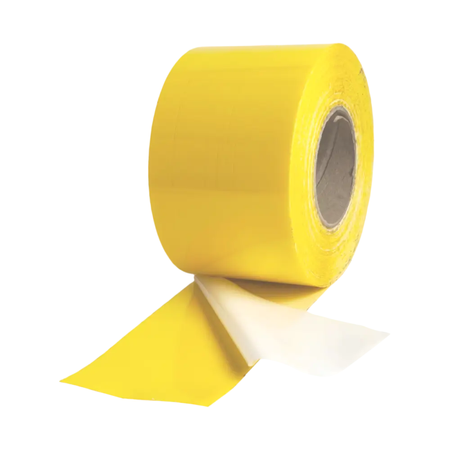 Taśma znakująca żółta 100mm/24m kompozytowa, samoprzylepna