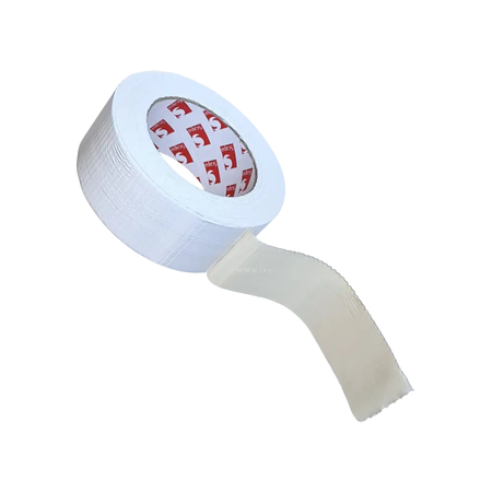 Taśma tkaninowa powlekana 48 mm × 50 m biała