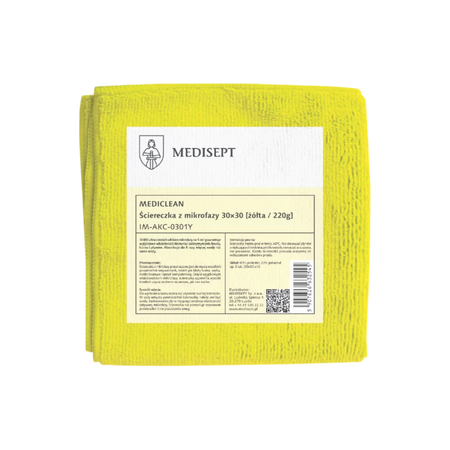 Ściereczki z mikrofazy 30×30 cm – zestaw 4 szt mix kolorów Medisept
