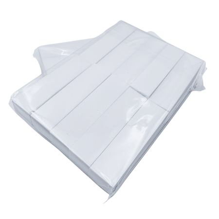 Blok polerski biały do paznokci – 10 sztuk