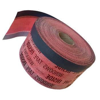 Taśma samoprzylepna bordowa 100 mm/25 m, wewnętrzna paroizolacyjna, do okien