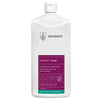 Velodes Soap 500 ml – delikatne mydło do rąk i ciała Medisept