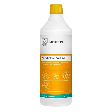 Mediclean 570 All 1L – uniwersalny płyn do czyszczenia kuchni