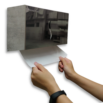 Polerowany podajnik na ręczniki ZZ DK033