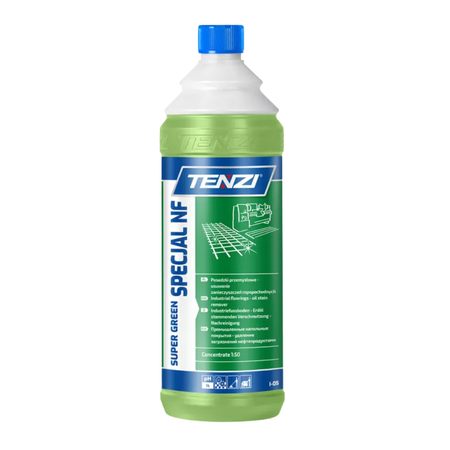 Super Green Specjal NF 1 L – koncentrat do mycia posadzek przemysłowych Tenzi