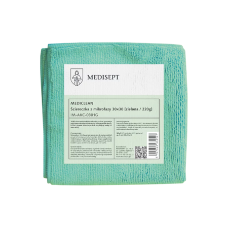 Ściereczki z mikrofazy 30×30 cm – zestaw 4 szt mix kolorów Medisept