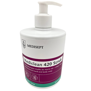Antybakteryjne mydło Mediclean 420 Scrub 500 ml bezzapachowe