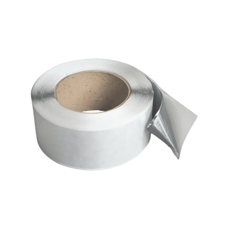 Taśma butylowa z aluminium 0,6/50mm, 10 m, szara, przekładka papierowa