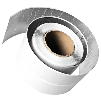 Taśma butylowa z aluminium 0,6/100mm, 10 m, przekładka papierowa dzielona