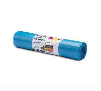 Worki LDPE 35L niebieskie 50 szt. – wytrzymałe