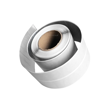 Taśma butylowa z aluminium 0,6/100mm, 10 m, przekładka papierowa dzielona