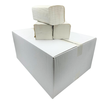 Ręcznik celulozowy ZZ, dwuwarstwowy, biały, karton