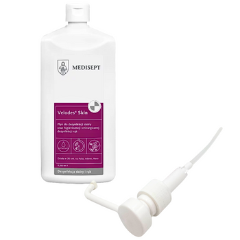 Zestaw Velodes Skin 500 ml + pompka trójdyszowa dozująca