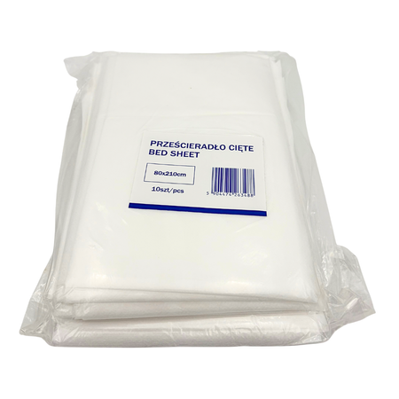 Prześcieradła włókninowe cięte 80x210 cm – 10 szt