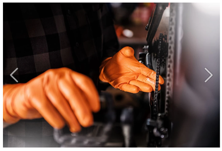 Rękawice nitrylowe bezpudrowe NITRYLEX GOGRIP Orange XL – wytrzymałe i antypoślizgowe