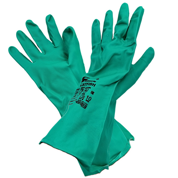 Mocne rękawice kwasoodporne, rozm. 10 – bezpieczeństwo w pracy