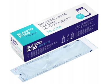 Torebki do sterylizacji narzędzi kosmetycznych 70x230 mm