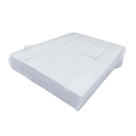 Blok polerski biały do paznokci – 10 sztuk