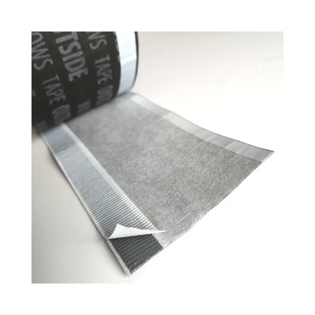 Taśma paroprzepuszczalna zewnętrzna UV+ 70 mm/25 m czarna, do okien