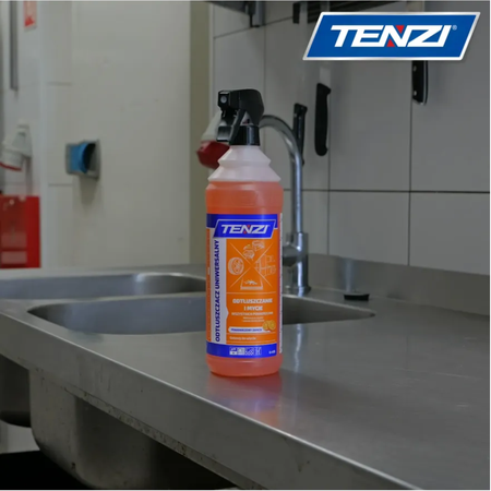 Odtłuszczacz Uniwersalny 1L – gotowy płyn do odtłuszczania kuchni, garażu i ogrodu Tenzi