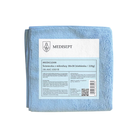 Ściereczki z mikrofazy 30×30 cm – zestaw 4 szt mix kolorów Medisept