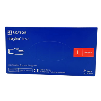 Rękawiczki nitrylowe Nitrylex Basic granatowe L 100 szt