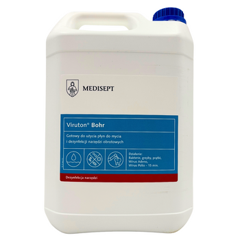 Viruton Bohr 5L -  płyn do mycia i dezynfekcji narzędzi obrotowych