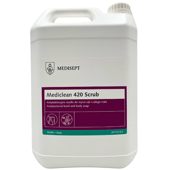 Antybakteryjne mydło Mediclean 420 Scrub 5L bezzapachowe