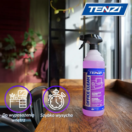 Office Clean 1L – płyn do mycia mebli i urządzeń biurowych, szybkoschnący środek Tenzi