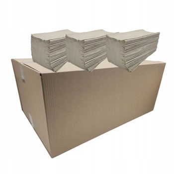 Ręcznik papierowy ZZ szary karton – makulatura