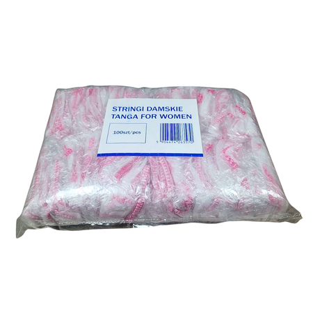 Stringi damskie jednorazowe białe 100 szt – higieniczne majtki do zabiegów SPA