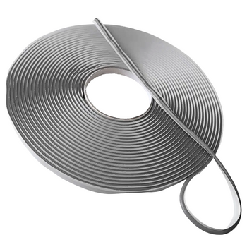 Sznur uszczelniający, butylowy 4 mm/12 m szary, przekładka papierowa