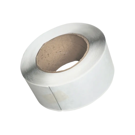 Taśma butylowa z aluminium 0,6/50mm, 10 m, szara, przekładka papierowa