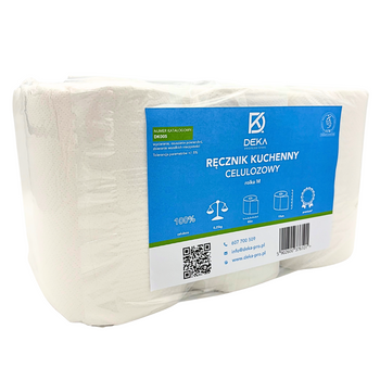 Ręcznik kuchenny celulozowy 2-warstwowy DKZ005 - zestaw 6 rolek