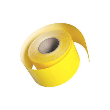 Taśma znakująca żółta 100mm/24m kompozytowa, samoprzylepna