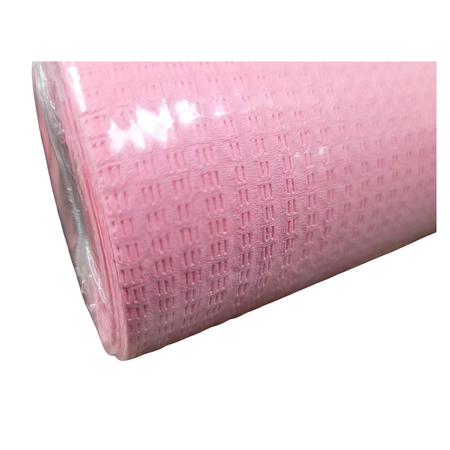 Serweta stomatologiczna różowa 33×48 cm w rolce – higieniczny podkład medyczny