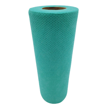 Ścierki włókninowe w rolce zielone 23x39 cm, 25 sztuk