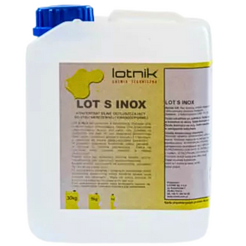 LOT S INOX 5 kg – koncentrat do czyszczenia i odtłuszczania stali nierdzewnej