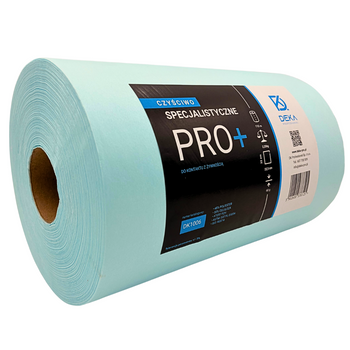 Gładkie czyściwo turkusowe z atestem PZH DK1006