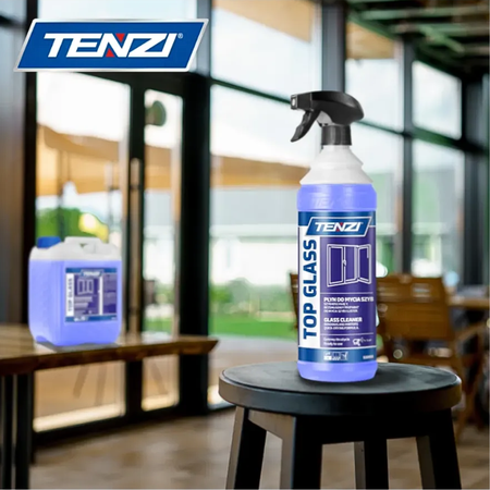 Top Glass 1L – gotowy płyn do mycia szyb, luster i powierzchni szklanych Tenzi