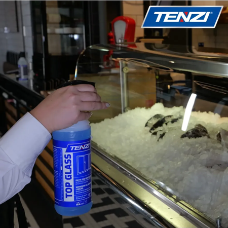 Top Glass 1L – gotowy płyn do mycia szyb, luster i powierzchni szklanych Tenzi
