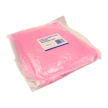 Pareo kosmetyczne różowe z gumką włókninowe – 10 szt