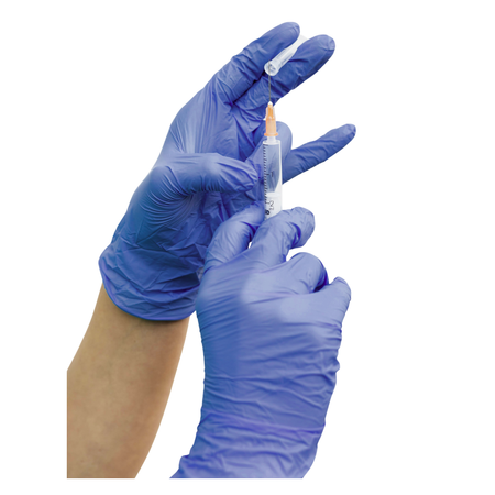 Rękawice nitrylowe easyCARE Nitrile Flex Cobalt XL bezpudrowe