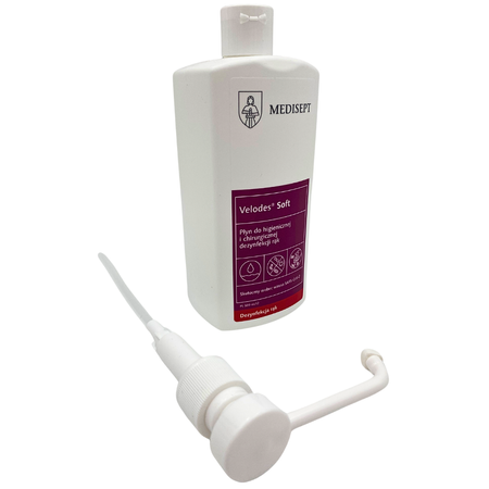 Zestaw Velodes Soft 500 ml + pompka trójdyszowa