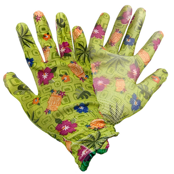 Rękawice ogrodnicze damskie rozm. 9, zielone