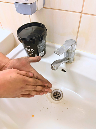 Pasta do mycia rąk Premium PRO+ DK Professional 5L pomarańcza